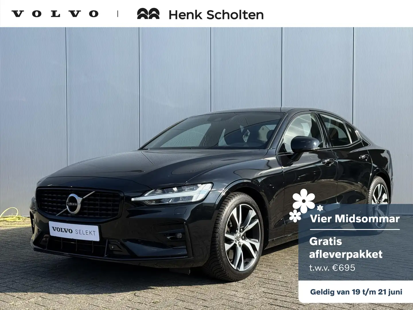 Volvo S60 B4 AUT8 197PK R-Design | Geventileerde en verwarmb Noir - 1