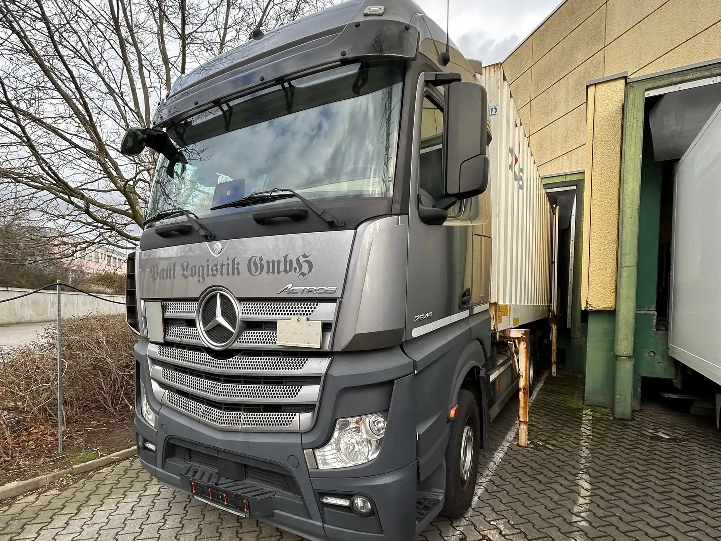 Mercedes-Benz Actros 2545 L mit Ladeboardwand Grijs - 1