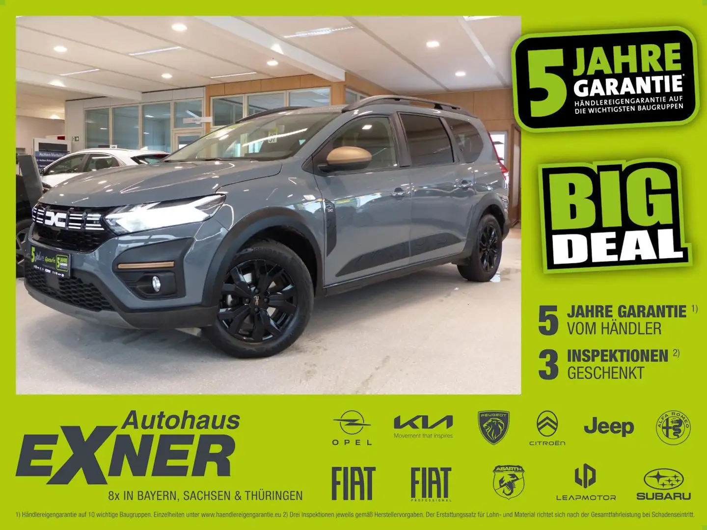 Dacia Jogger 1,6 HYBRID 140 EXTREME 7 Sitzer LED+SHZ Grau - 1