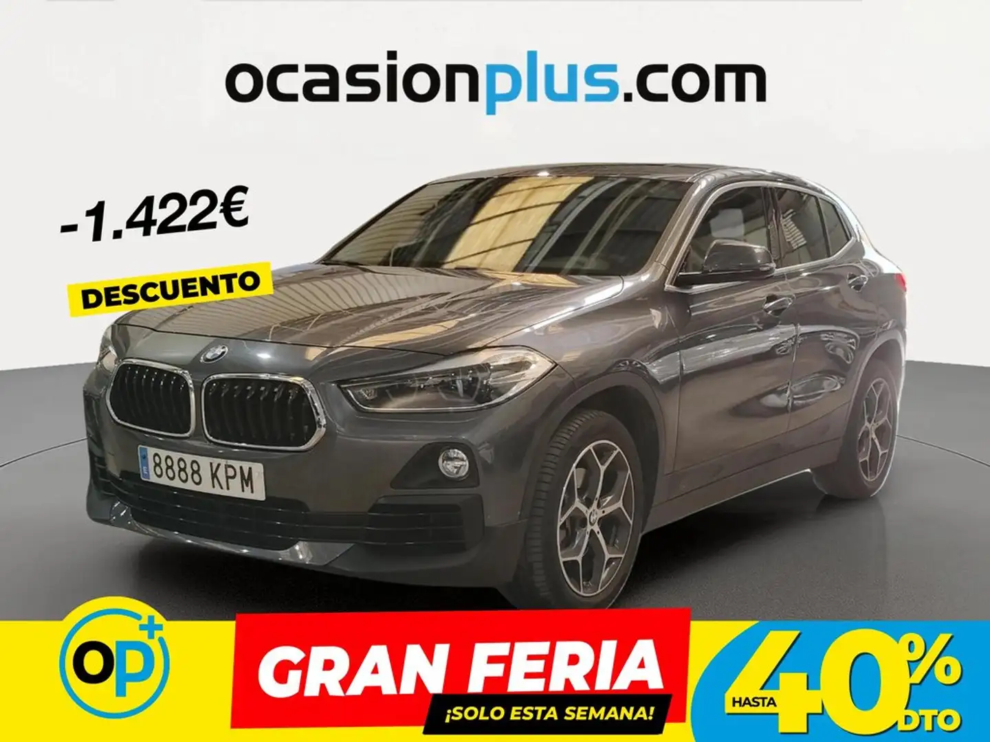 BMW X2 sDrive 18iA Gris - 1