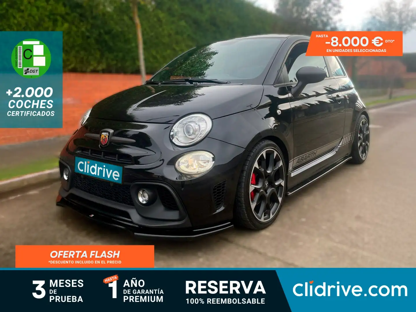 Abarth 595 1.4T JET COMPETIZIONE 180 Negro - 1