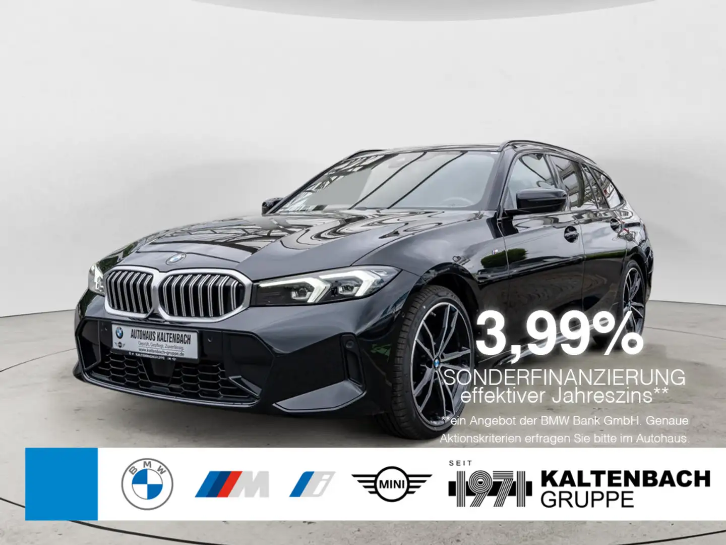 BMW 320 d Touring xDrive M-Sport AHK LED ACC NAVI Nero - 1
