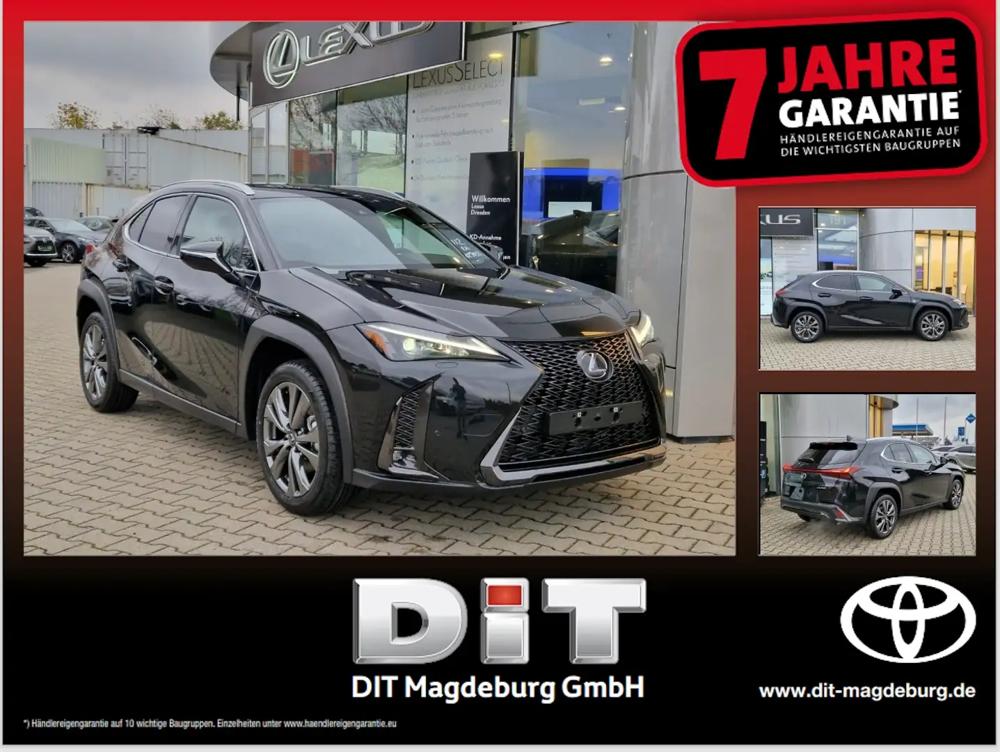 Lexus UX 300e UX 300h F Sport Design ACC FLA SpurH LED Černá - 1