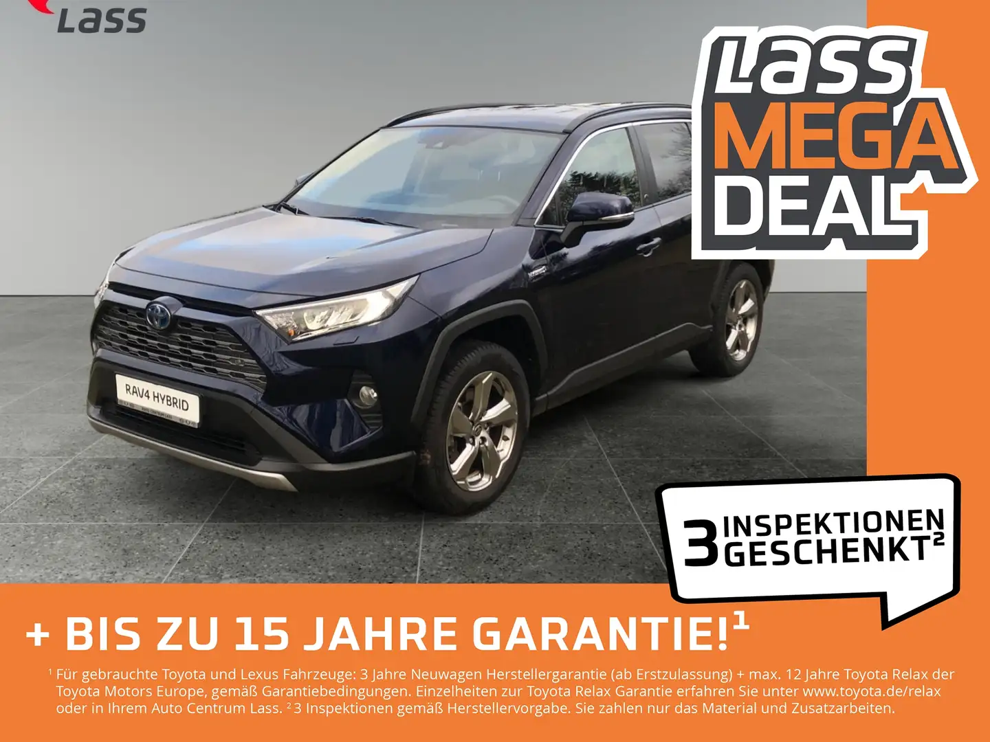 Toyota RAV 4 RAV4 2.5 Team D +Allwetter+AHK+Apple+EPH+LED Blue - 1