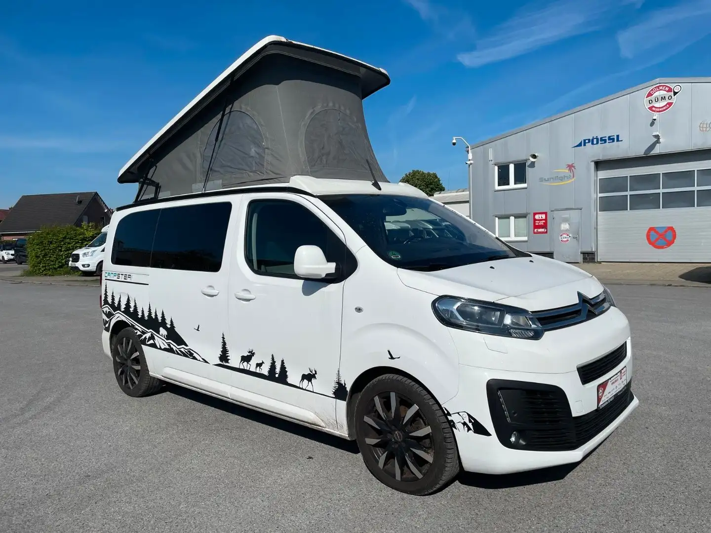 Pössl Campster *18" Borbet"Solar*AHK Wit - 1