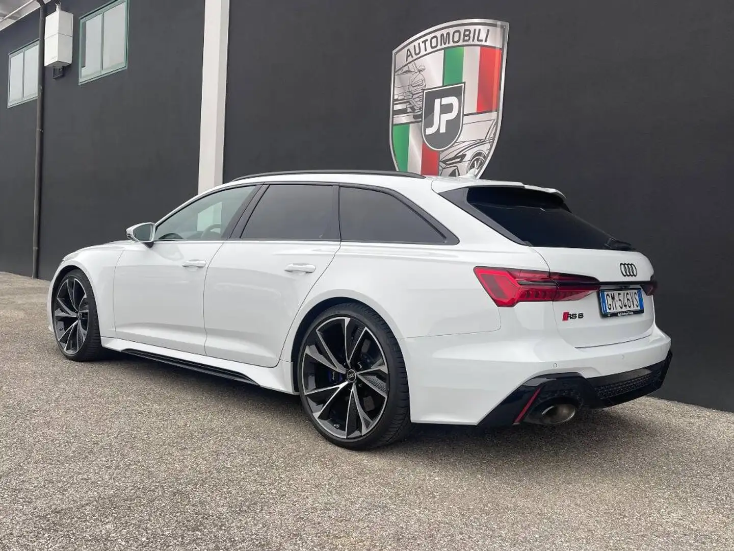 Audi RS6 RS6 4.0 mhev TETTO CARBO B&O MATRIX Weiß - 2