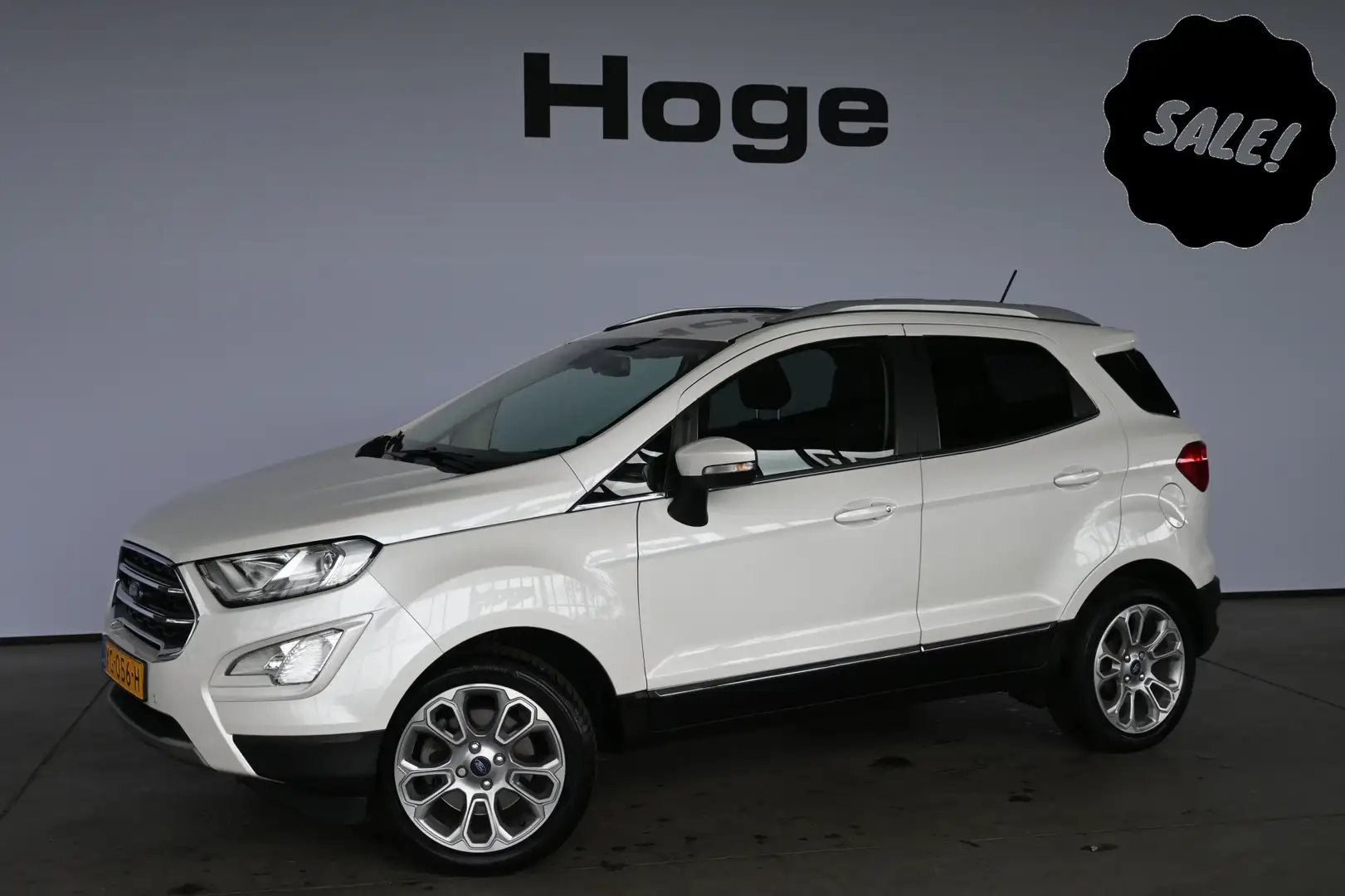 Ford EcoSport 1.0 EcoBoost Titanium Clima Navigatie Schuifdak Cr Wit - 1