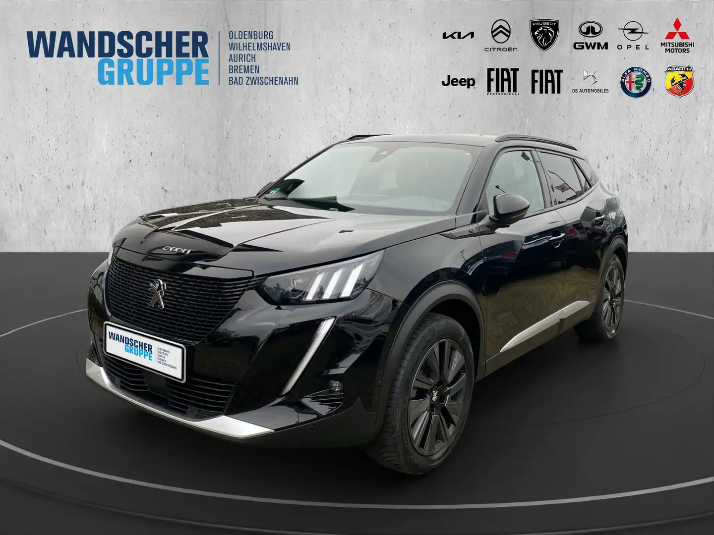 Peugeot 2008 GT Elektro 136 +Navi+Kam. Schwarz - 1