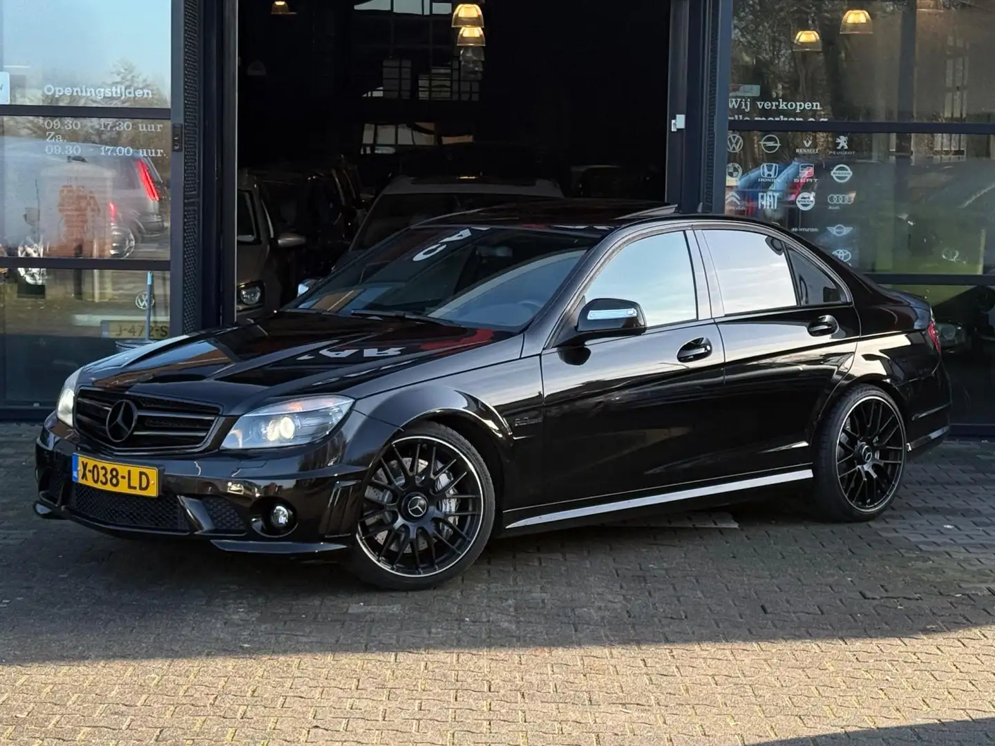 Mercedes-Benz C 63 AMG 1STE-LAK/COMPLETE HISTORIE AANWEZIG/VOL OPTIE Zwart - 2
