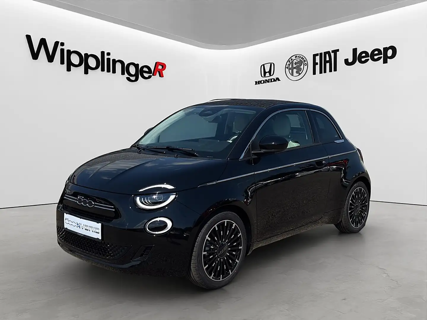 Fiat 500C Cabrio Hybrid La Prima *TAGESZULASSUNG* Schwarz - 1