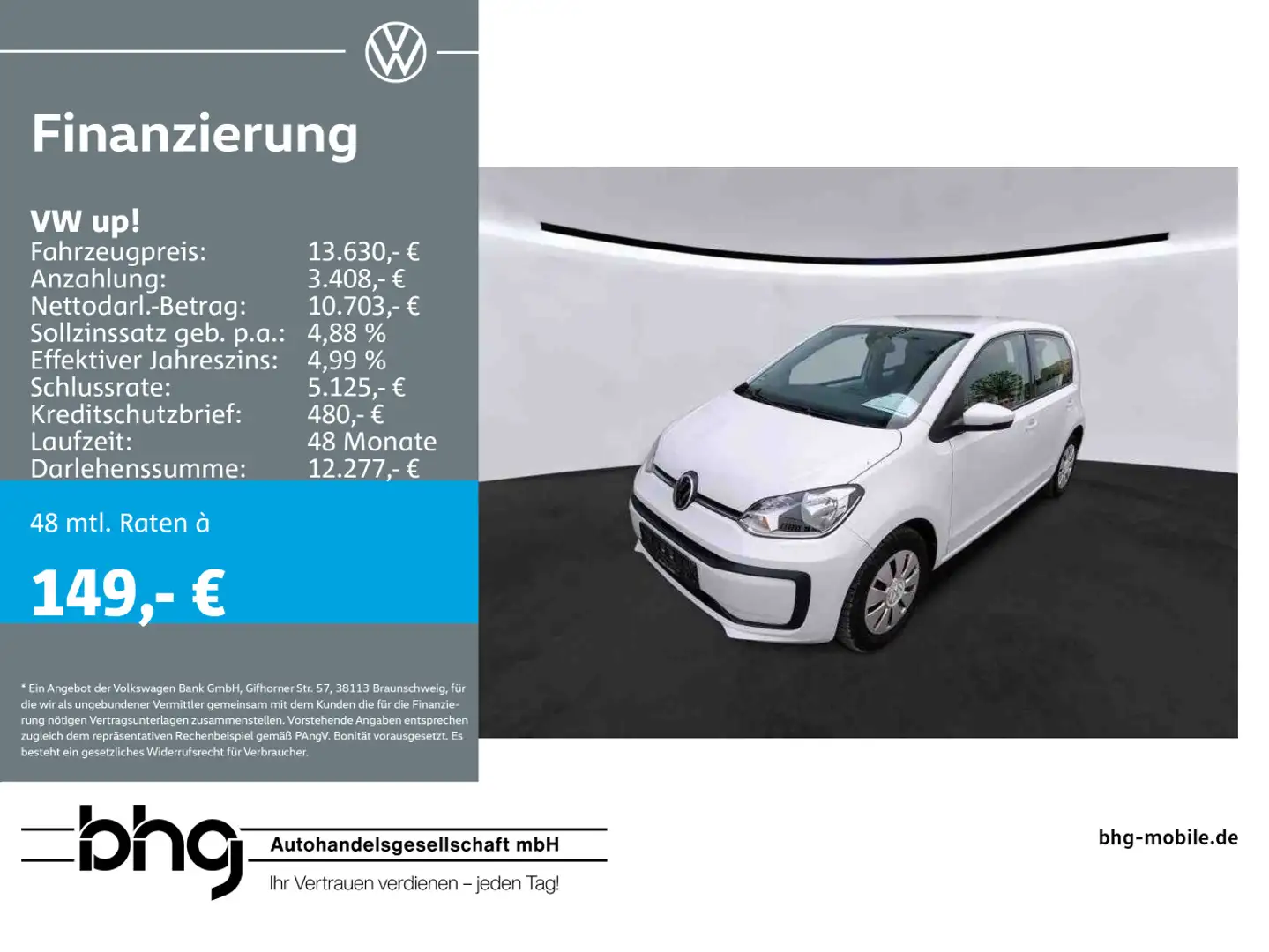 Volkswagen up! . Weiß - 1