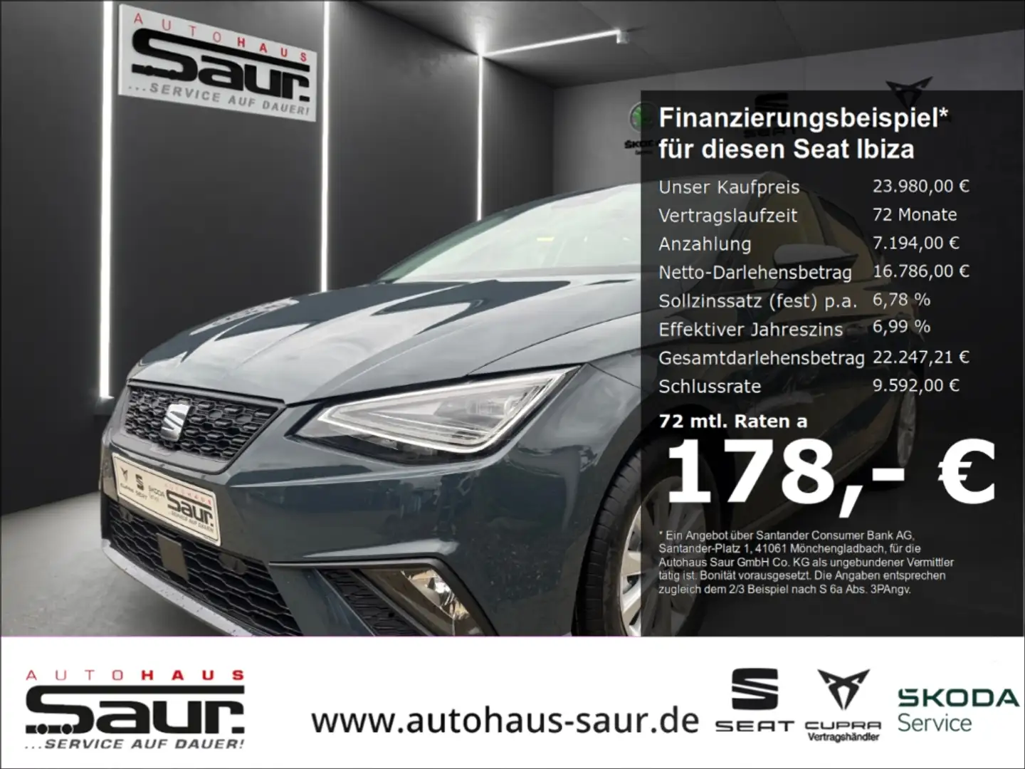 SEAT Ibiza Road Edition 1.0 TSI RÜCKFAHRKAMERA VOLL LED SHZ V Blau - 1
