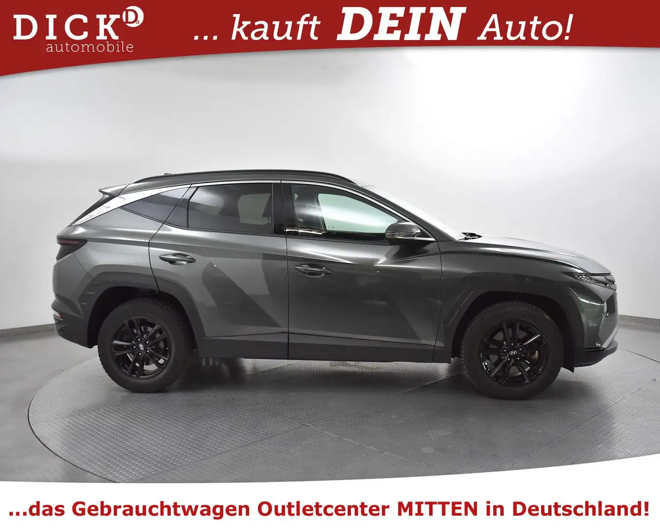 Hyundai TUCSON 1.6TGDI Hyb Trend NAV+LED+SHZ+KAM+ACC+DAB Сірий - 2