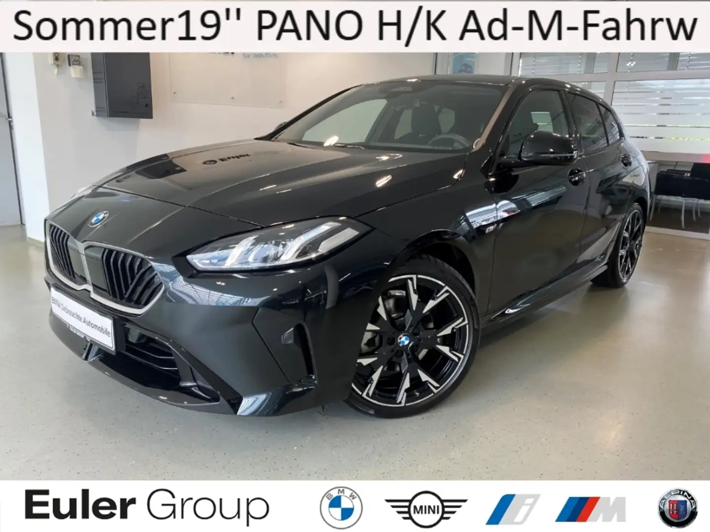 BMW 120 i M-Sport Sommer19'' PANO H/K Ad-M-Fahrw DA+ AG Pa Schwarz - 1