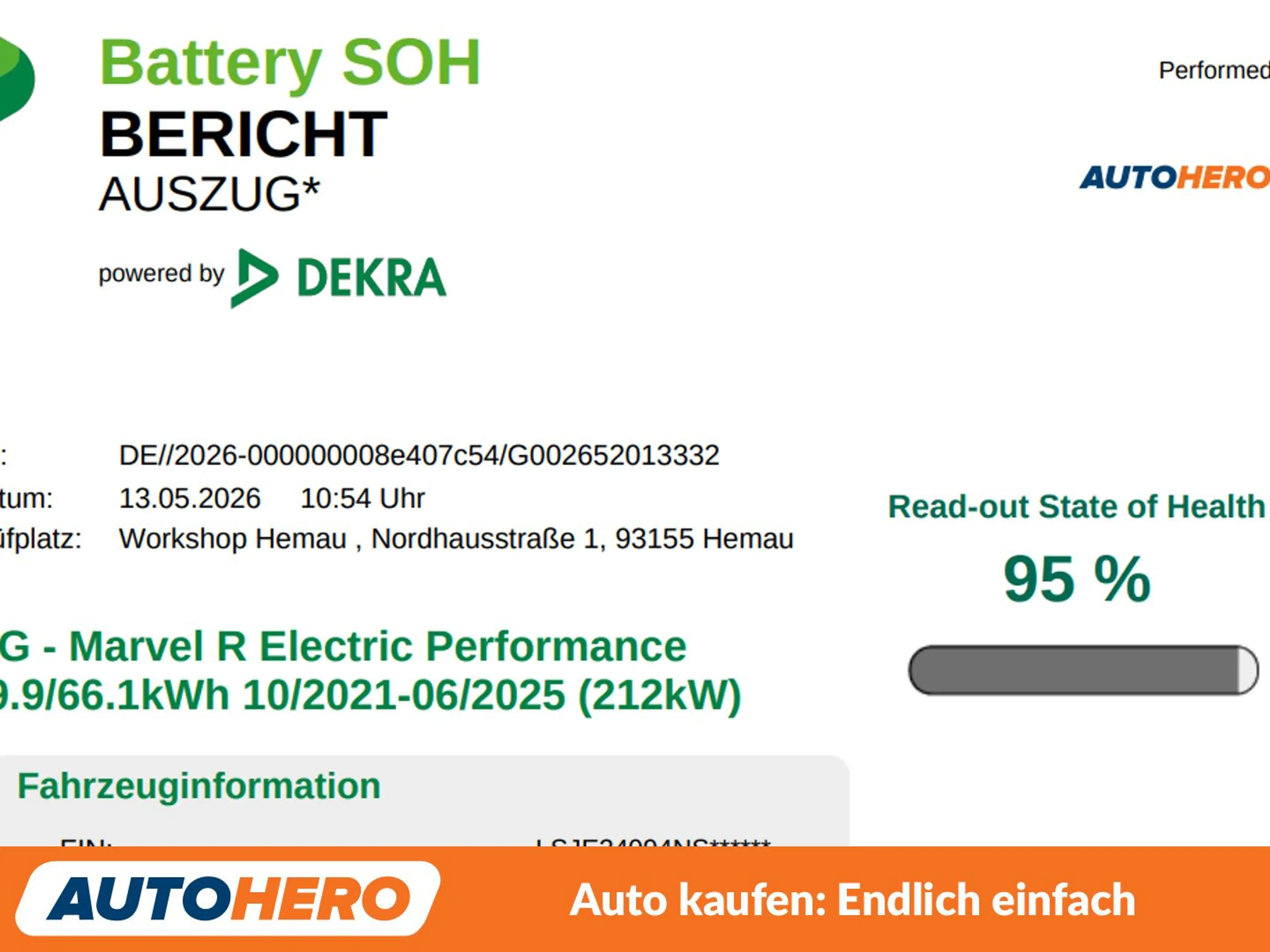 MG Marvel R electric drive 212 kW Performance Aut.*NAVI*ACC* — photo 10