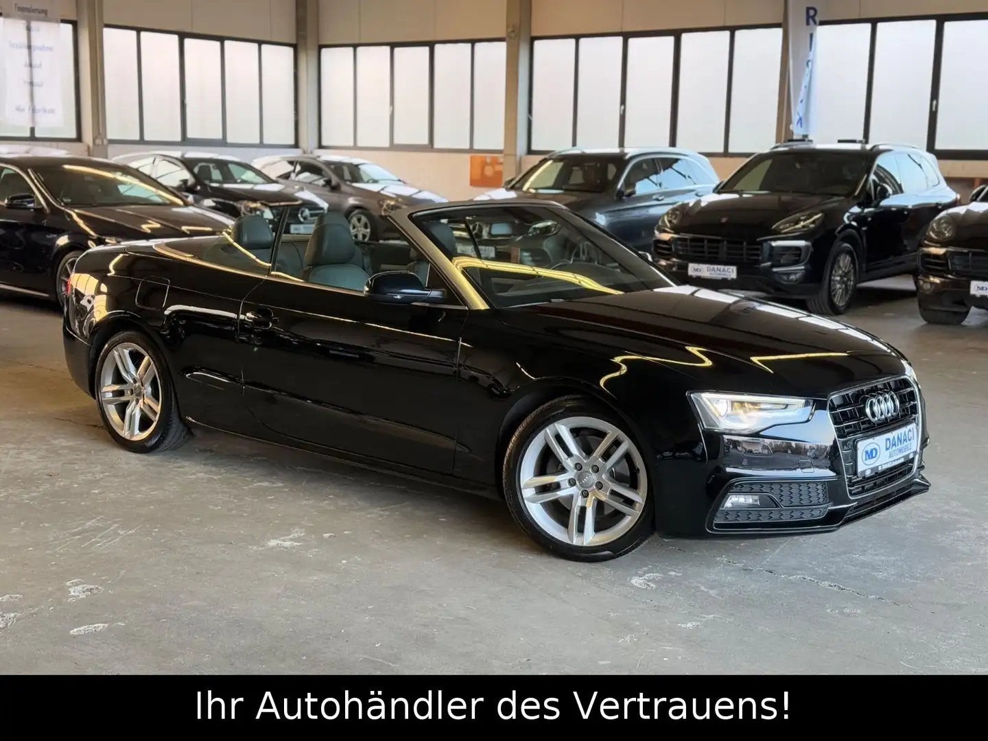 Audi A5 Cabriolet 3.0 TDI S-Line*1.Hand*NAVI*Xenon* Schwarz - 1