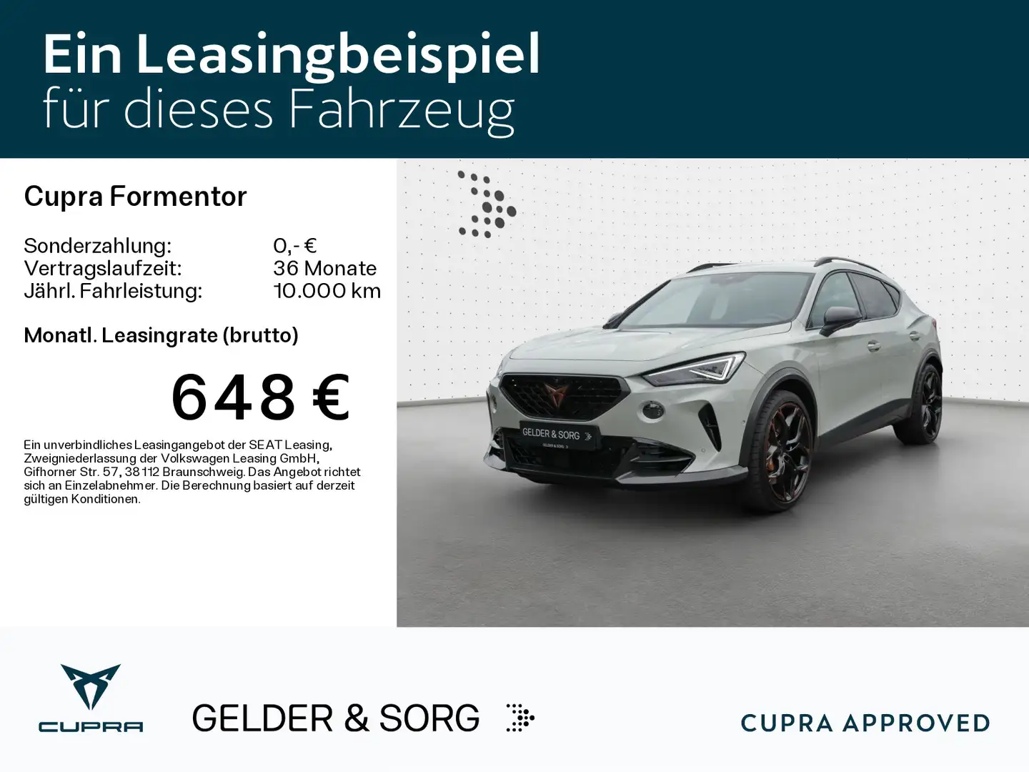 CUPRA Formentor VZ ABT-PowerS*450PS*ABT-Fahrwerksfeder Gris - 2