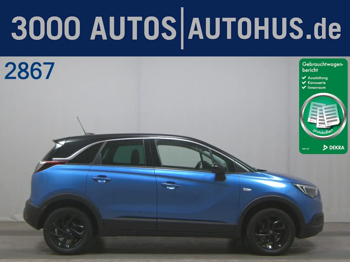 Opel Crossland 1.2 Turbo INNOVATION Navi LED SHZ LM Blau - 1