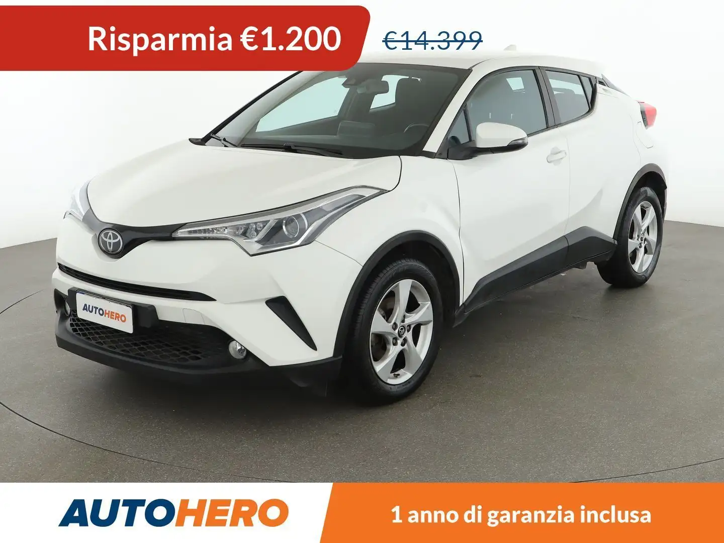 Toyota C-HR 1.2 Turbo Active Blanc - 1