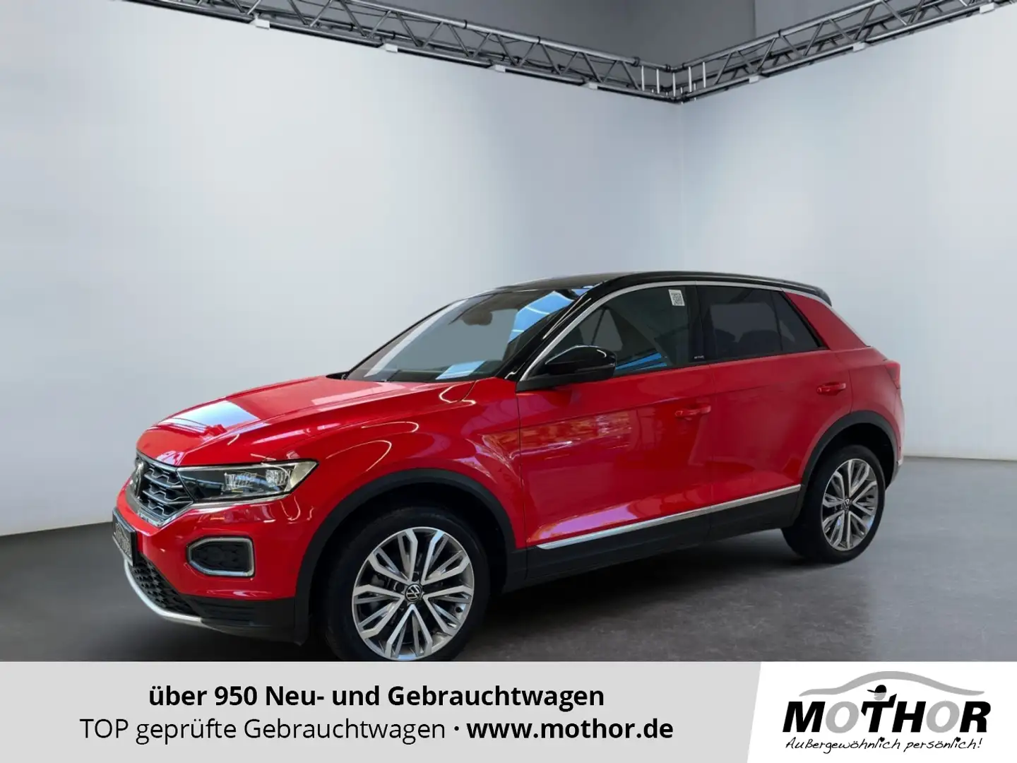 Volkswagen T-Roc Active 1.0TSI Rückfahrkamera Klimaautomatik Rot - 1