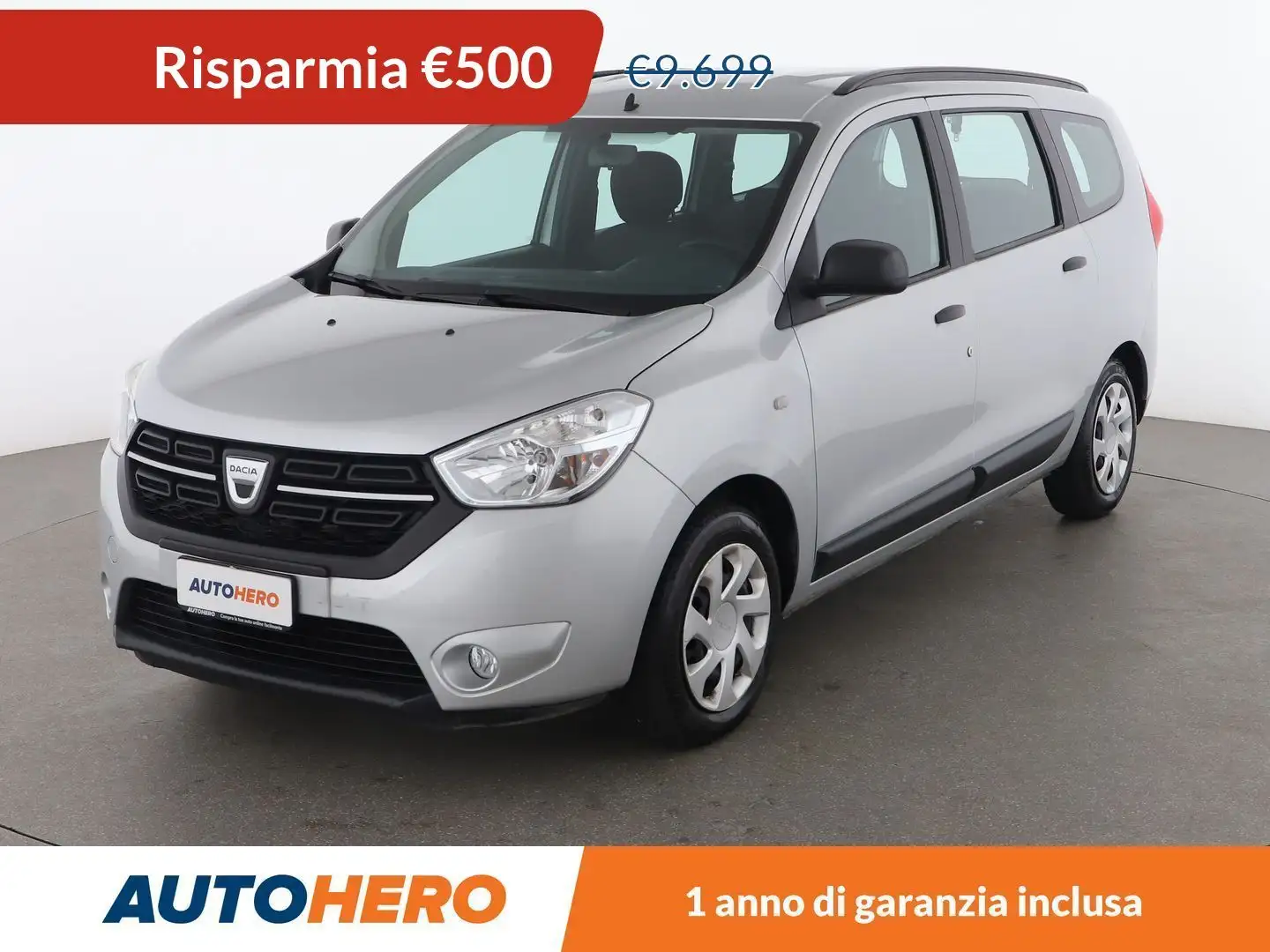 Dacia Lodgy 1.6 Ambiance 100 CV Argento - 1