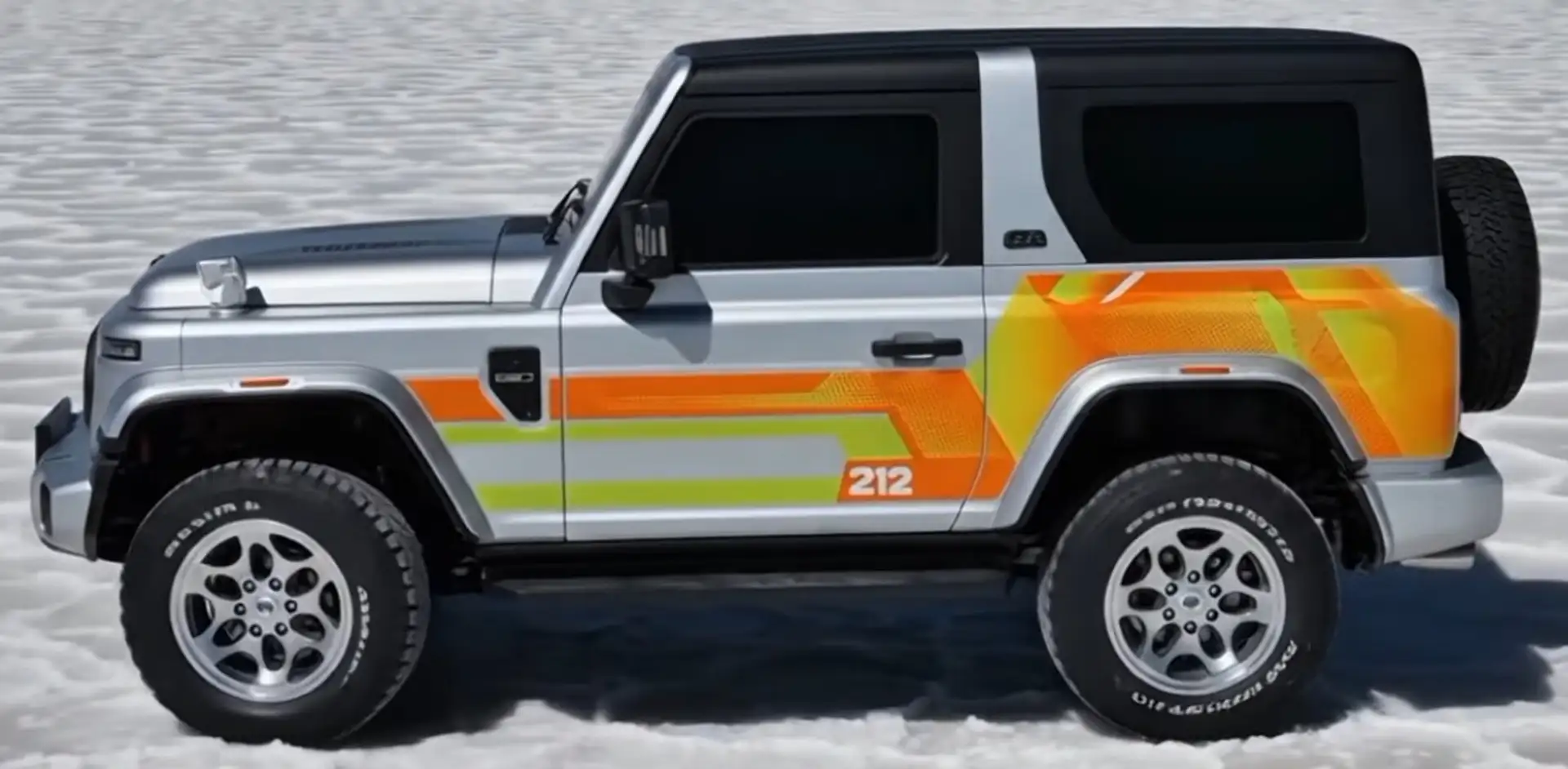 BAW 212 Diesel, 3 Trg. mit Hardtop, Allrad, Leder, usw. Schwarz - 2