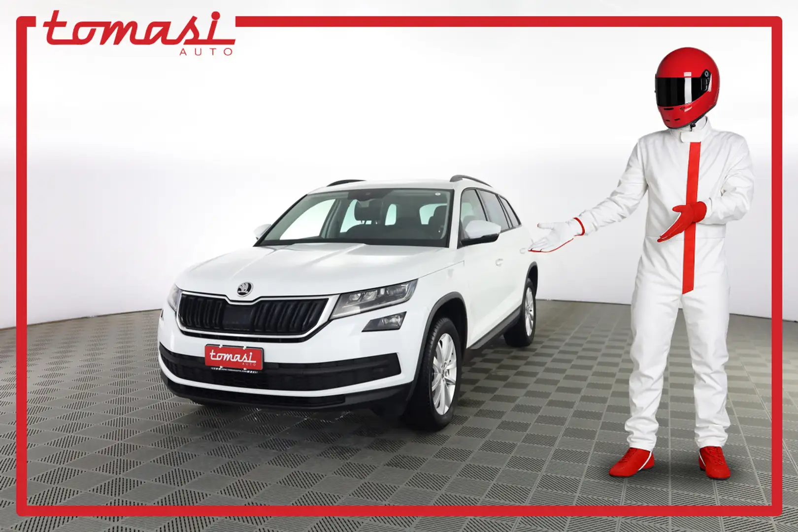 Skoda Kodiaq Kodiaq 2.0 TDI 4x4 Executive Weiß - 1