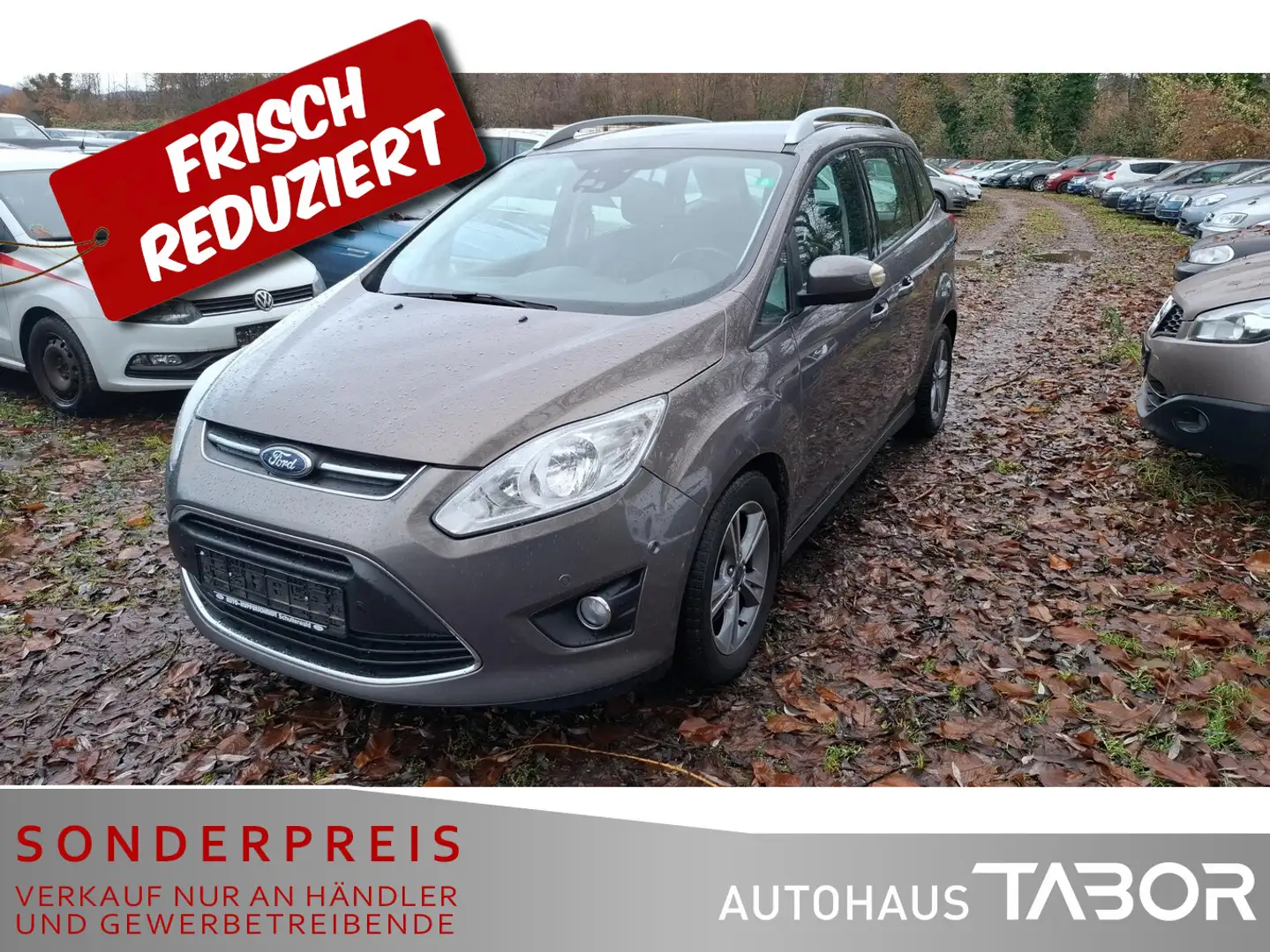 Ford Grand C-Max Grand 1.0 EB SYNC Edition ParkAss PDC SHZ Grau - 1