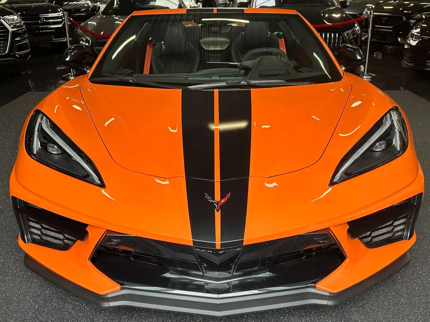 Chevrolet Corvette C8 Stingray Cabrio 3LT 70th Anniversary Carbon pac Naranja - 1