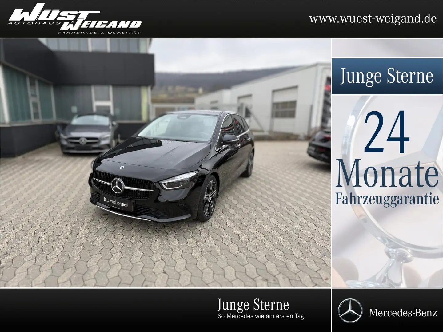 Mercedes-Benz B 200 Progressive AHK/Pano/Distr/Tot/360°/eleHec Schwarz - 1