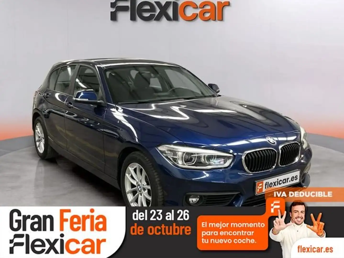 BMW 118 118i Bleu - 1
