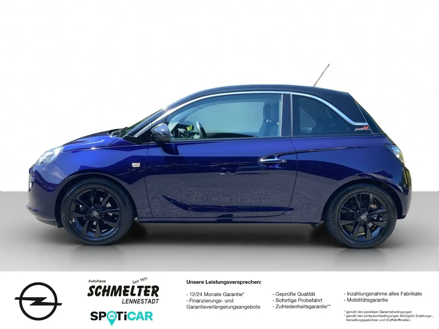 Opel Adam 120 Jahre 1.4 Multimedia DAB Alu schwarz .. Blau - 2