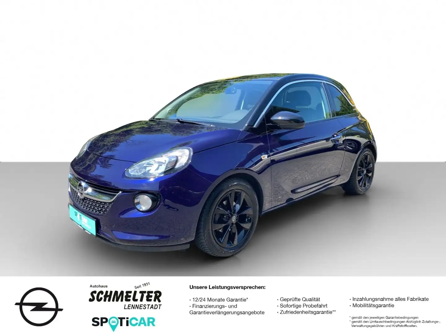 Opel Adam 120 Jahre 1.4 Multimedia DAB Alu schwarz .. Blau - 1