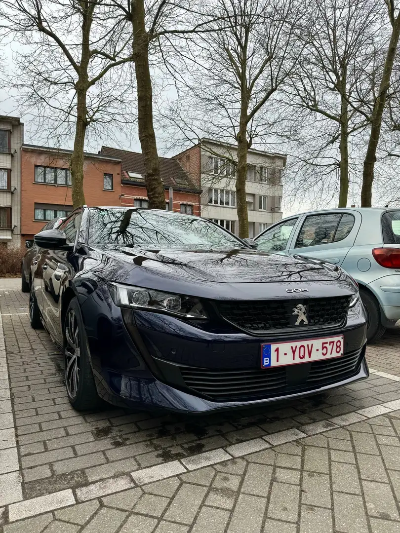 Peugeot 508 SW Hybrid 225 e-EAT8 GT Pack Blauw - 1