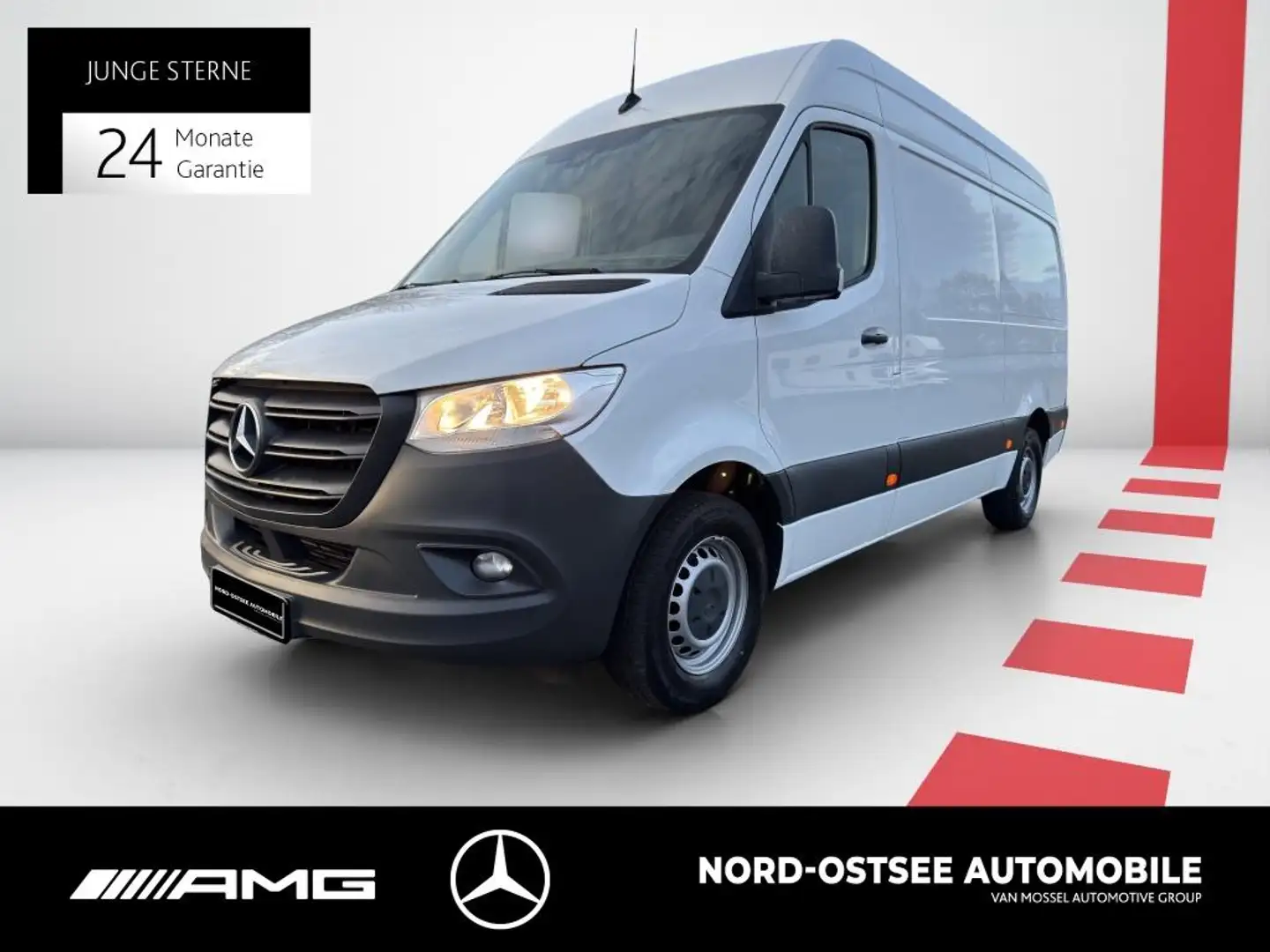 Mercedes-Benz Sprinter 314 L2H2 STANDHZG AHK KLIMA 3 SITZER Blanco - 1