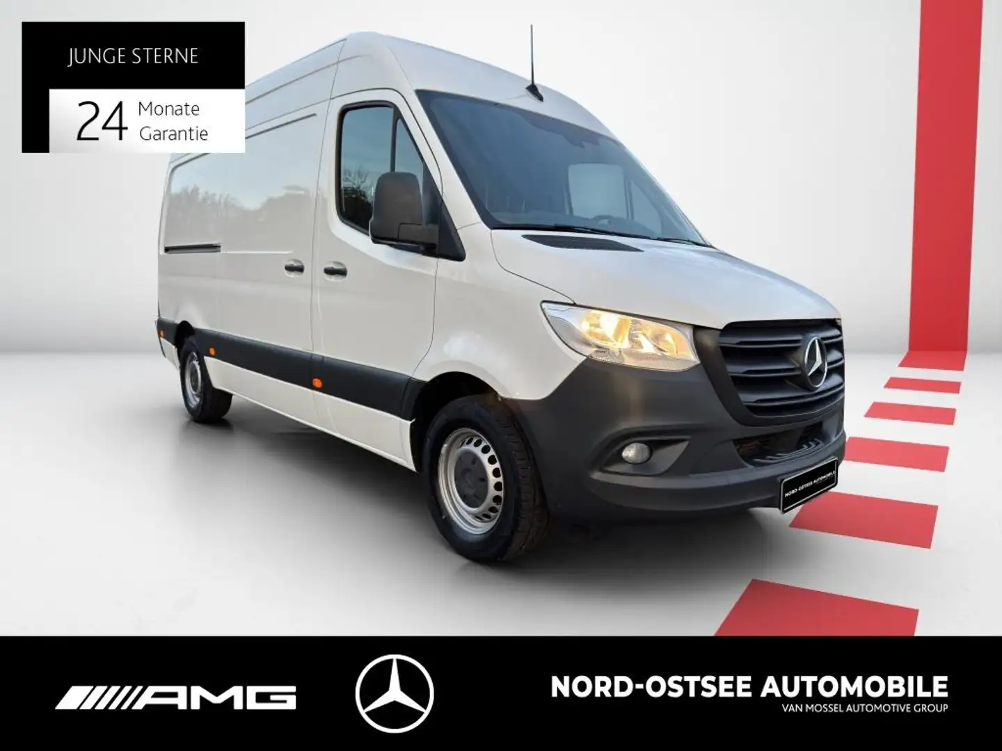 Mercedes-Benz Sprinter 314 L2H2 STANDHZG AHK KLIMA 3 SITZER Blanco - 2