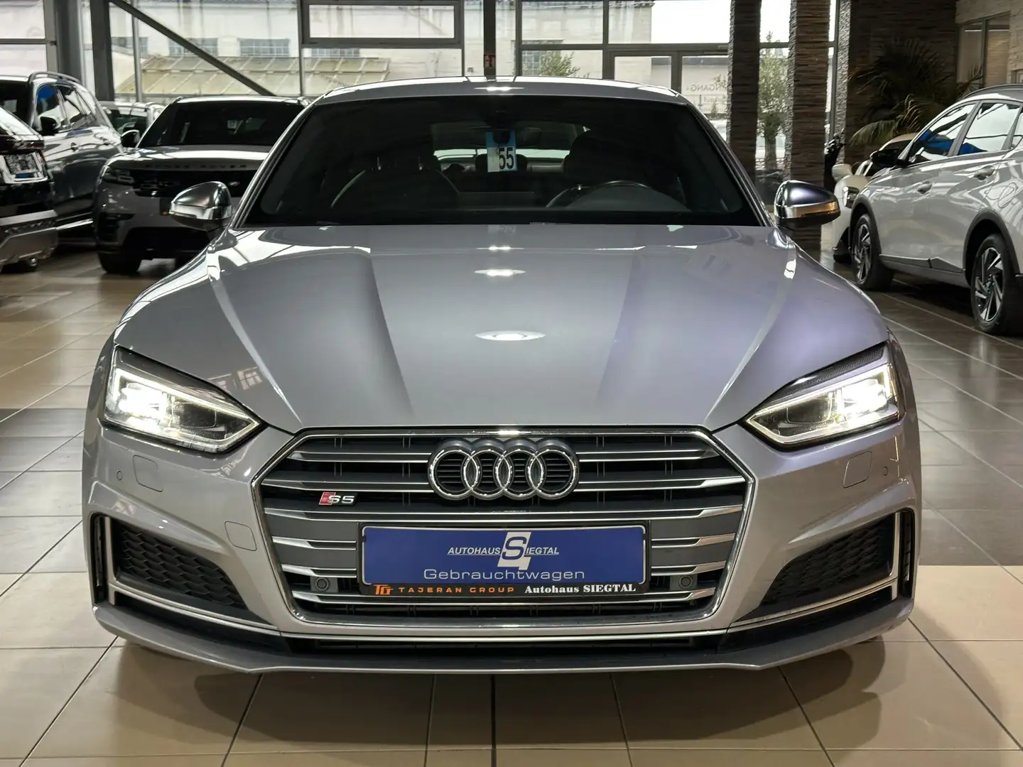 Audi S5 3.0TDI quattro LED Sportfahrwerk Leder Alcant Silber - 2
