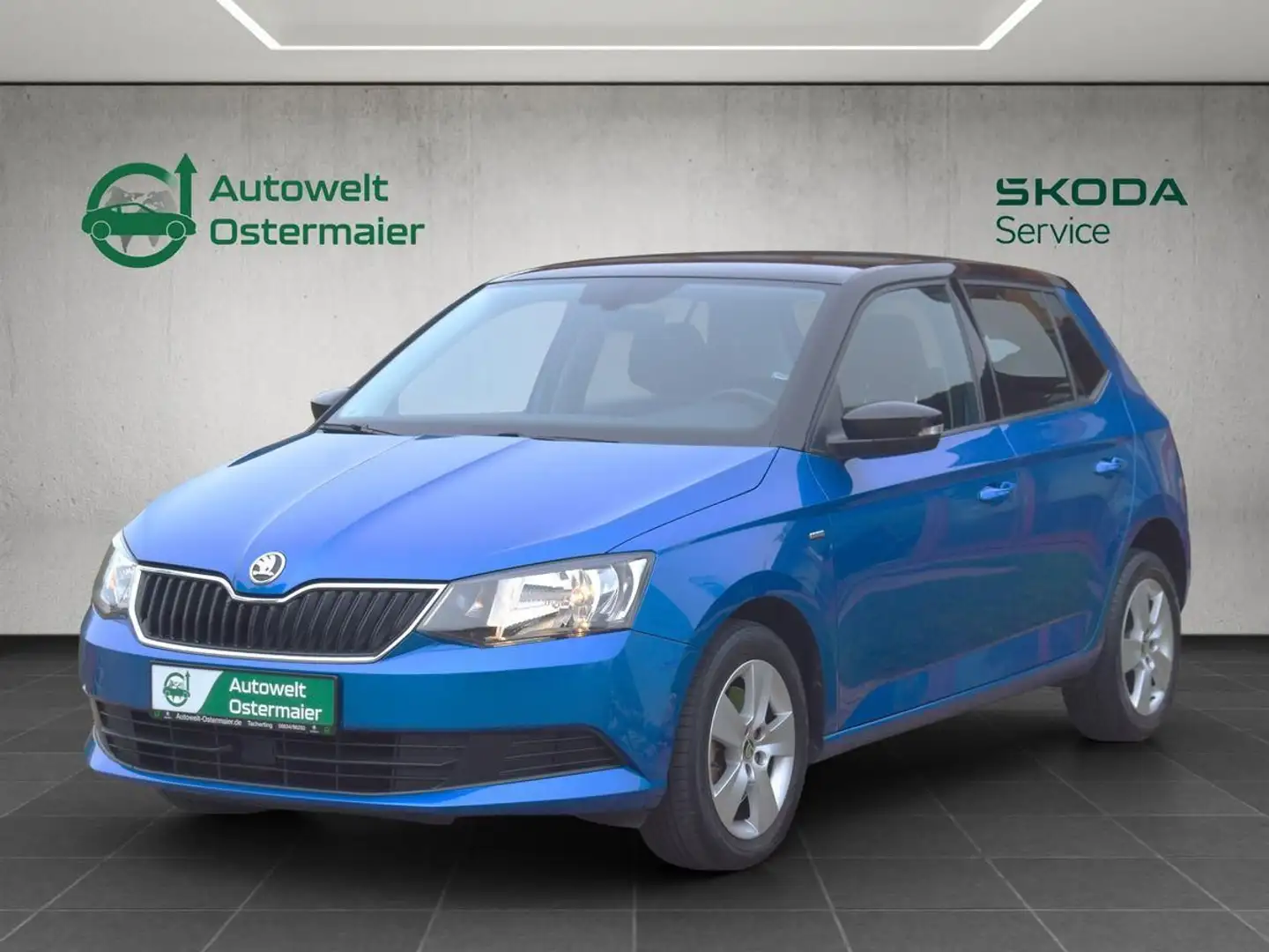 Skoda Fabia 1.0 TSI Clever*Climatic*Navi* Blau - 1