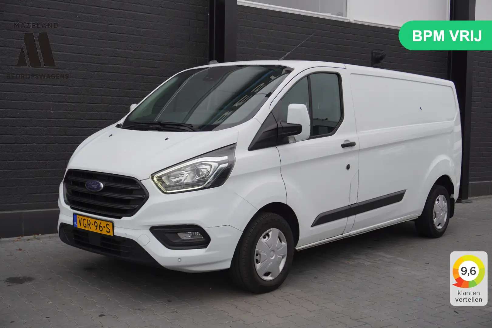 Ford Transit Custom 2.0 TDCI L2 EURO 6 - Airco - Cruise - Camera - € 1 Blanco - 1
