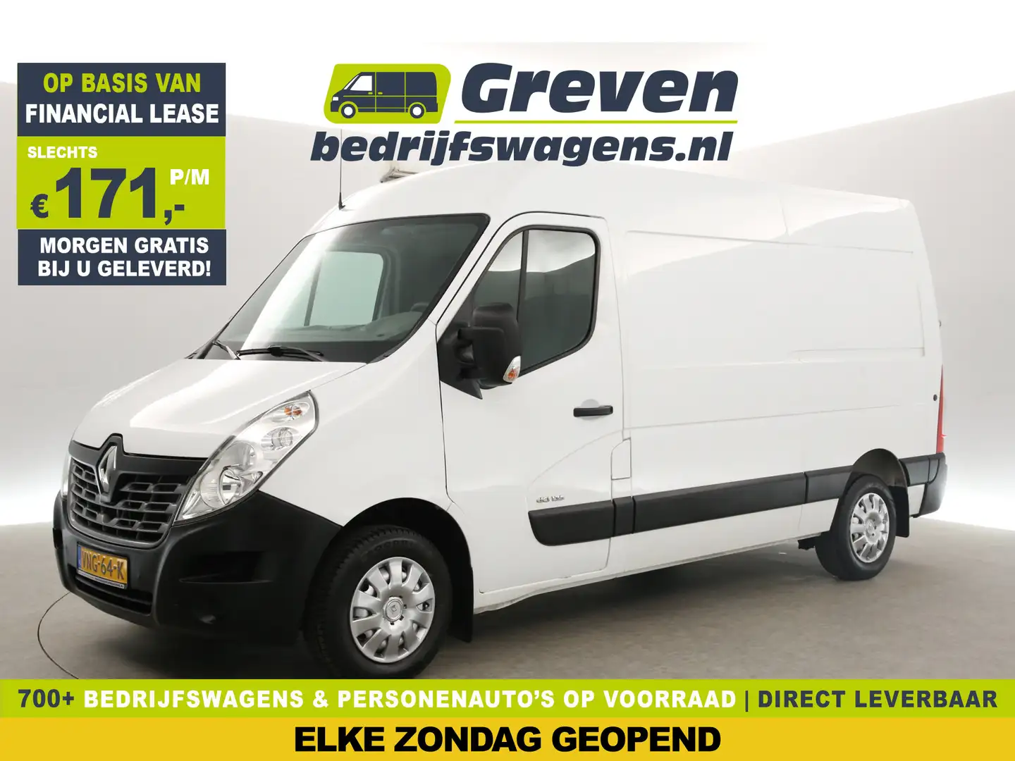 Renault Master 2.3 dCi L2H2 Airco Parkeersensoren Elektrpakket Sc Wit - 1