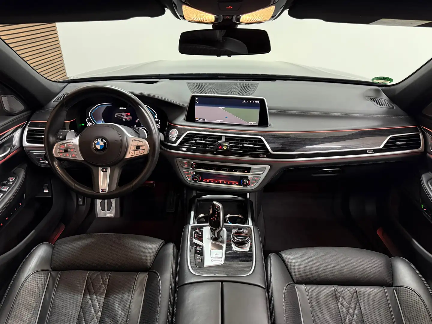 BMW 745 7-serie 745Le High Executive iPerformance M-sport Schwarz - 2