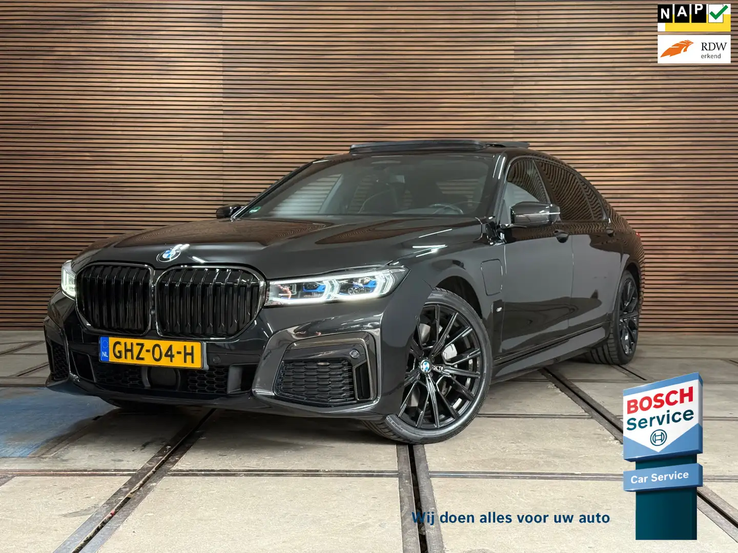 BMW 745 7-serie 745Le High Executive iPerformance M-sport Schwarz - 1