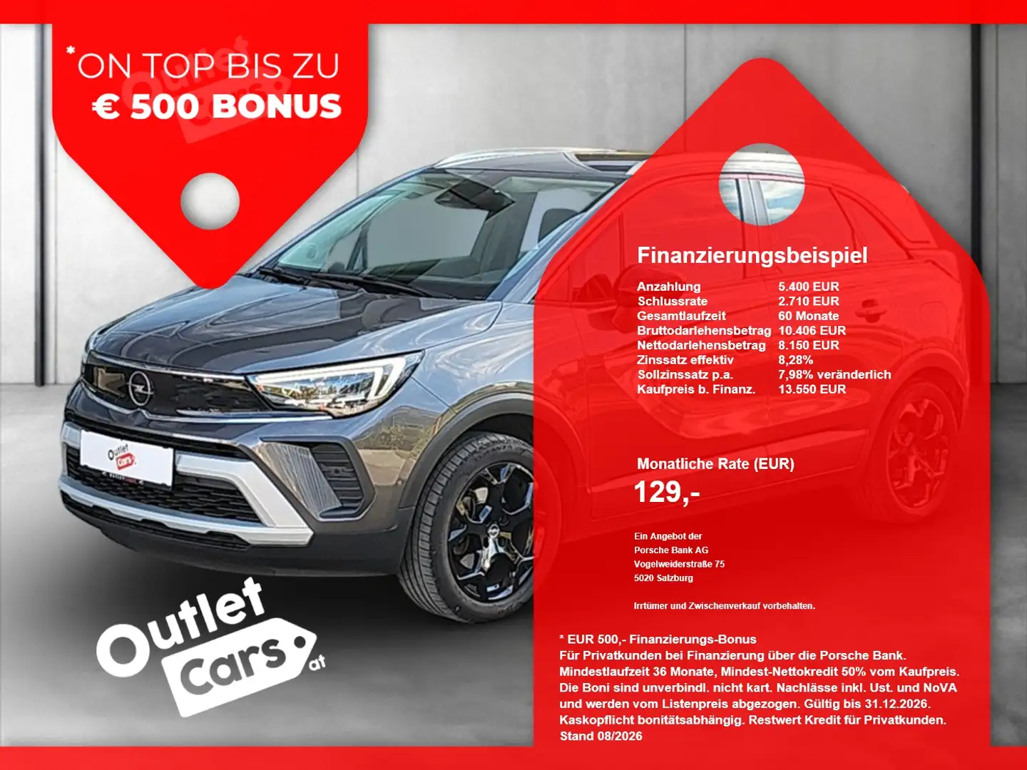 Opel Crossland 1.2 Turbo GS Line LED+RFK+LM+PDC+SpurH - 1