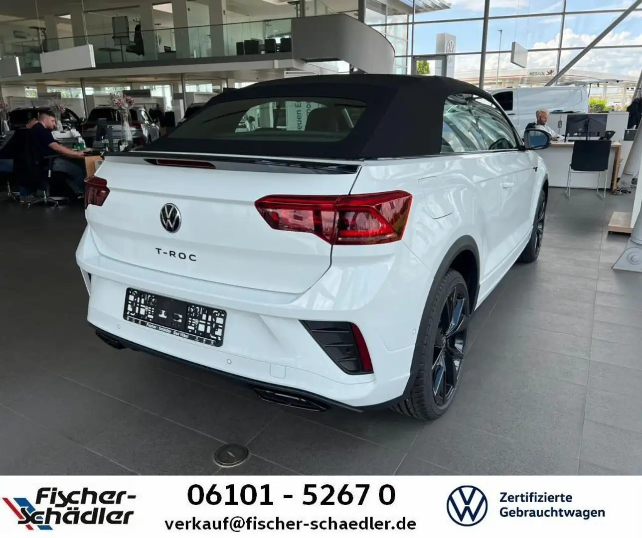 Volkswagen T-Roc Cabriolet R-Line 1.5TSI*DSG*RLine*BlackSty Weiß - 2