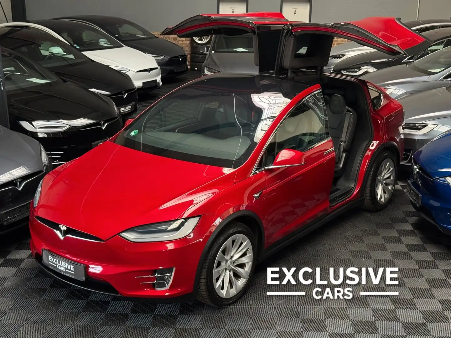 Tesla Model X MODEL X LONG RAVEN | FULL SELF DRIVE | 7 SEATER Rot - 1