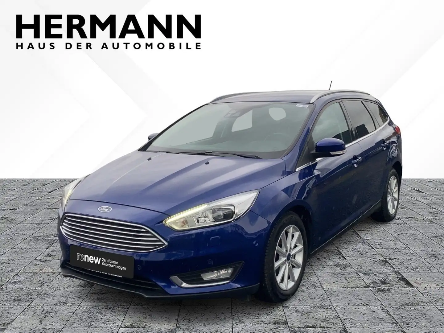 Ford Focus Turnier 1.0 EcoBoost Titanium CAM*LED*NAVI Blu/Azzurro - 1