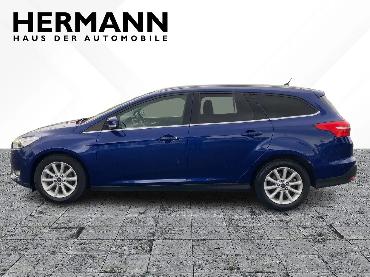 Ford Focus Turnier 1.0 EcoBoost Titanium CAM*LED*NAVI Bleu - 2