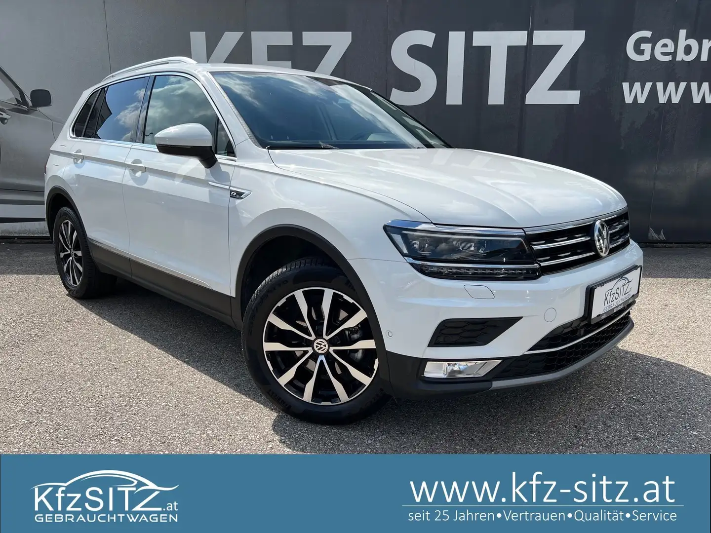 Volkswagen Tiguan 2,0 TDI SCR 4Motion Highline DSG Weiß - 1