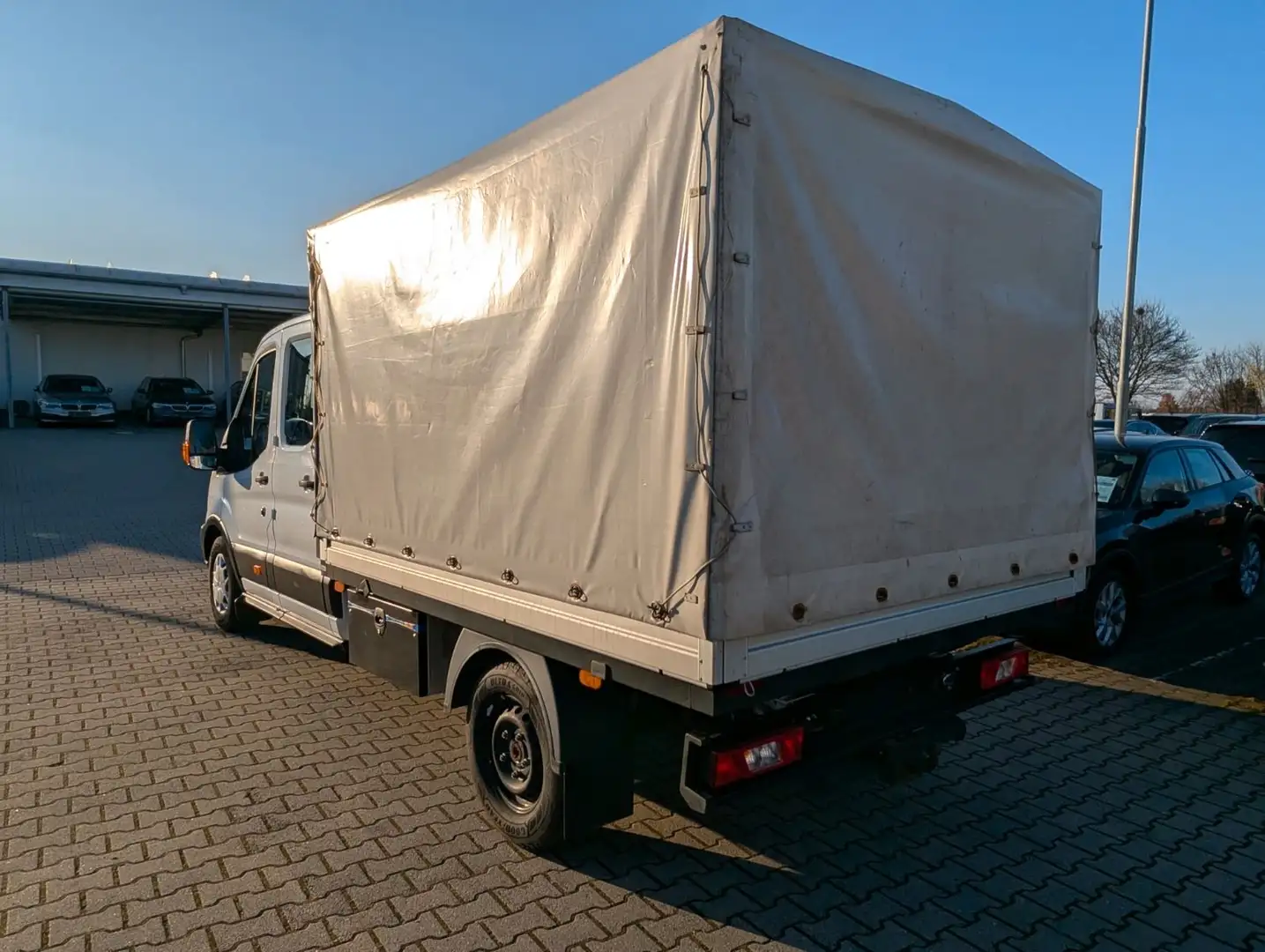 Ford Transit 350 L3 4x4 Trend Doka Pritsche+Plane Blanco - 2