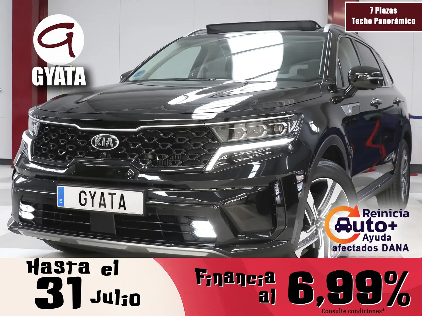 Kia Sorento 1.6 T-GDi HEV Emotion 4x2 Gris - 1